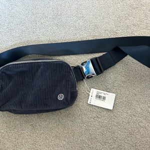 BRAND NEW Lululemon Navy Velvet Belt Bag